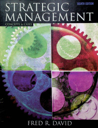 Image of STRAGEIC MANAGEMENT: CONCEPTS & CASES, EIGHTH EDITION
