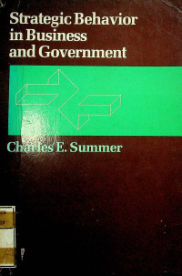 Image of Strategis Behavior in Business and Government