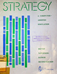 Image of STRATEGY A COMPUTER-ASSISTED SIMULATION, SECOND EDITION