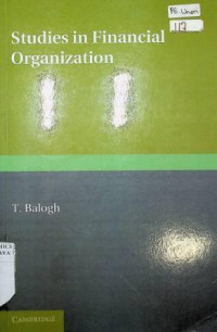 Image of Studies in Financial Organizations