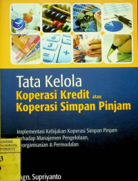 Image of Tata Kelola Koperasi Kredit atau Koperasi Simpan Pinjam