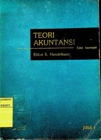 Image of TEORI AKUNTANSI, Edisi Keempat Jilid 1