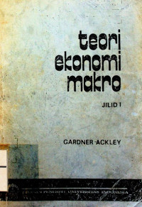 Image of teori ekonomi makro, JILID I