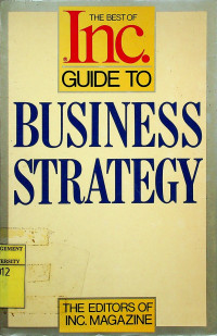 Image of THE BEST OF INC. ; GUIDE TO BUSINESS STRATEGY