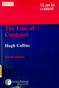 Image of The Law of Contract, fourth edition