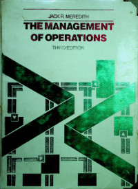 Image of THE MANAGEMENT OF OPERATIONS, THIRD EDITION