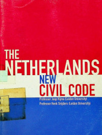 Image of THE NETHERLANDS NEW CIVIL CODE