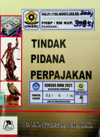 Image of TINDAK PIDANA PERPAJAKAN