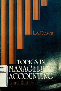 Image of TROPICS IN MANAGERIAL ACCOUNTING, Third Edition