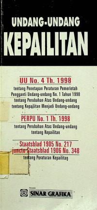 Image of UNDANG-UNDANG KEPAILITAN