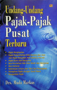 Image of Undang-Undang Pajak-Pajak Pusat Terbaru