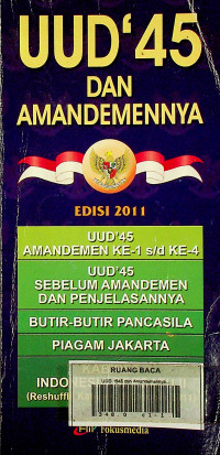 Image of UUD’45 DAN AMANDEMENNYA EDISI 2011