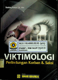Image of VIKTIMOLOGI: Perlindungan Korban & Saksi