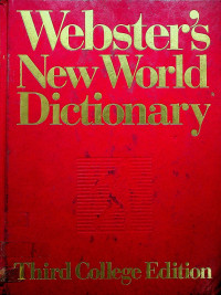 Image of Webster's New World Dictionary