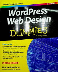Image of WordPress Web Design for Dummies