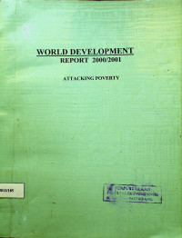 Image of WORLD DEVELOPMENT REPORT 2000/2001